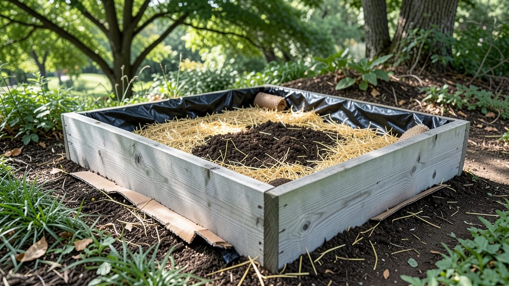 Garden Bed With Bottom: Raised Planter That Eliminates Soil Spills