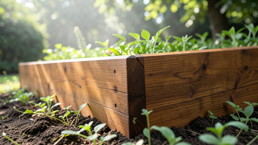 Natural Wood with Stained Accents