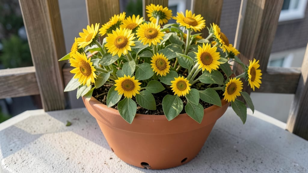 Dwarf Sunflower Containers For Patios