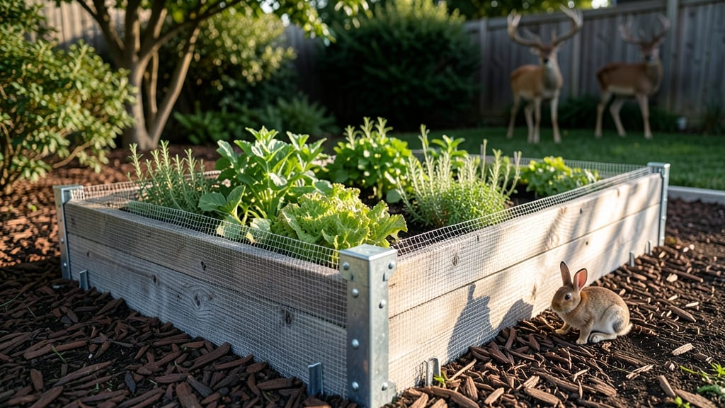 Raised Garden Bed Animal Barrier: Durable Steel Mesh That Keeps Critters Out