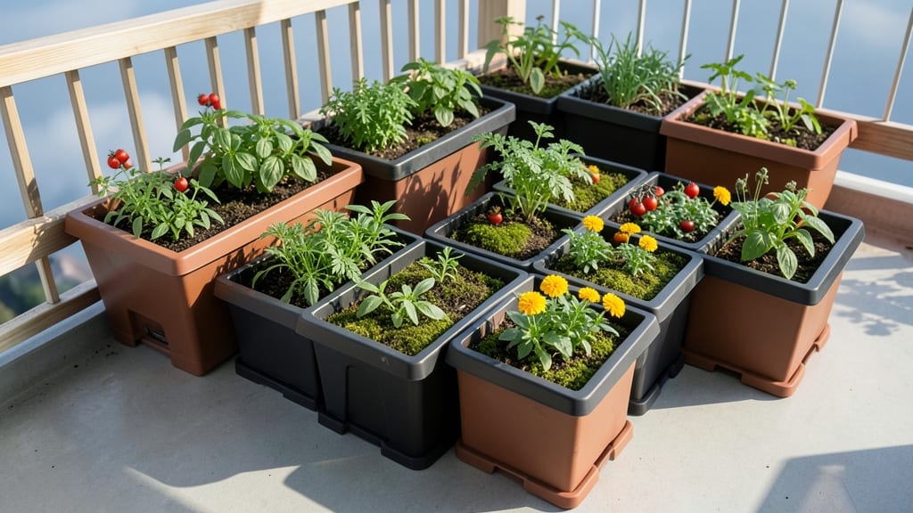 Modular Grid Planters for Flexible Layouts