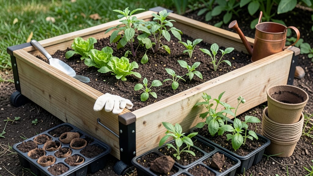 Raised Garden Beds With Wheels: Moveable Planters for Urban Growers