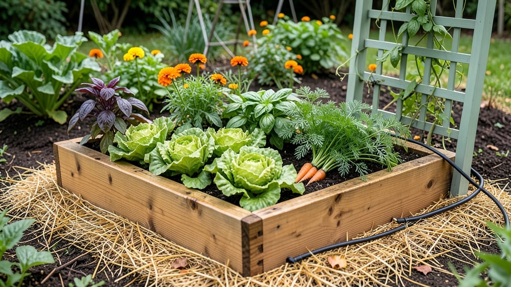 Raised Garden Bed Area: Modular Frames for Customizable Plant Zones