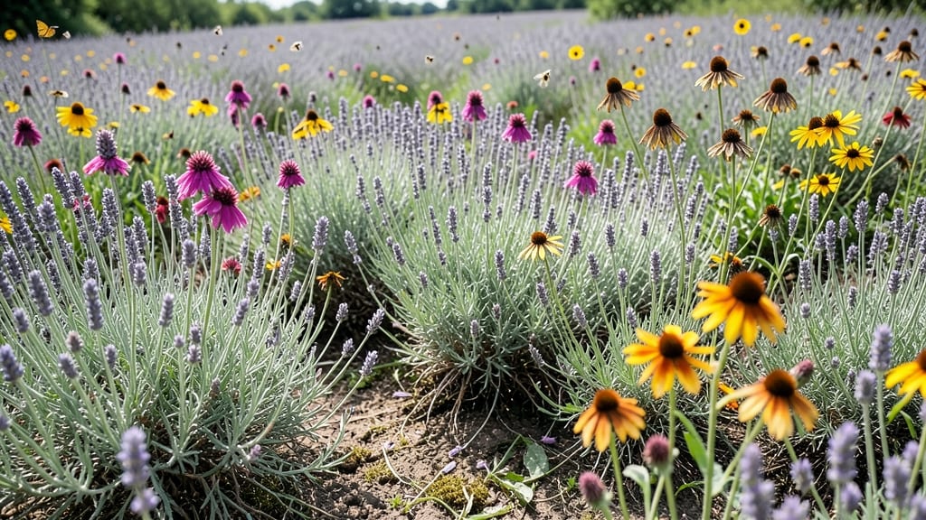 Pollinator-Friendly Lavender Meadow Mix