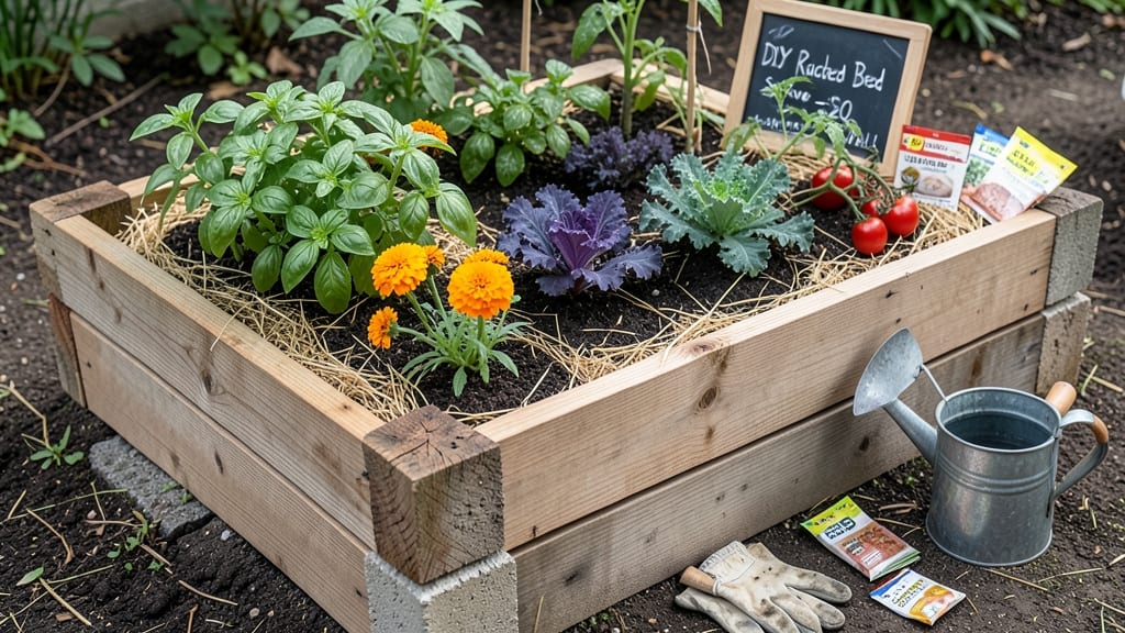 Inexpensive Raised Garden Bed Ideas: DIY Pallet Planters With Built-In Drainage