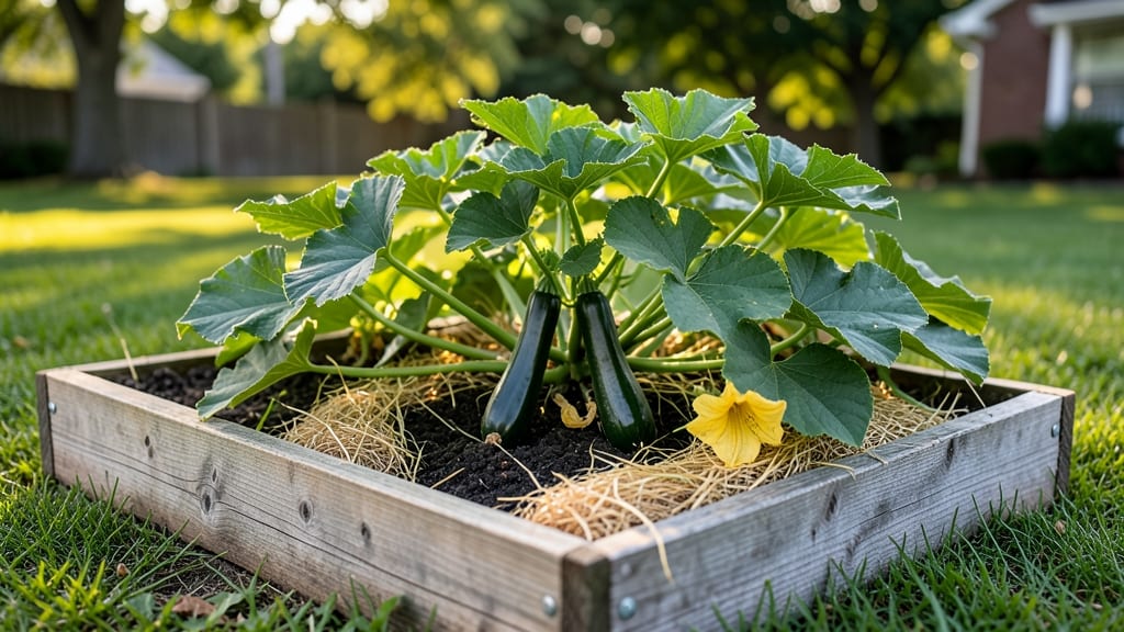 Raised Bed Zucchini Growing: Sun-Loving Spacing Secrets for Bushy Plants