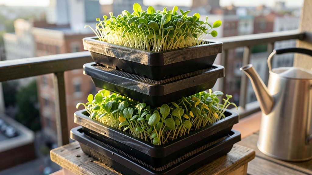 Microgreens and Sprouts Stacked System