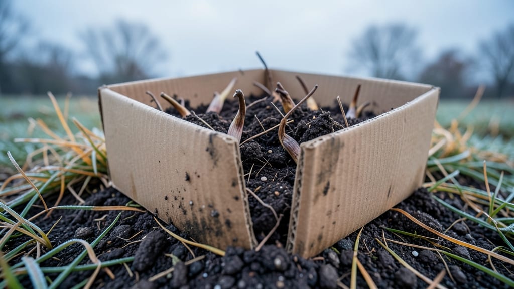 Cardboard Boxes for Overwintering Bulbs