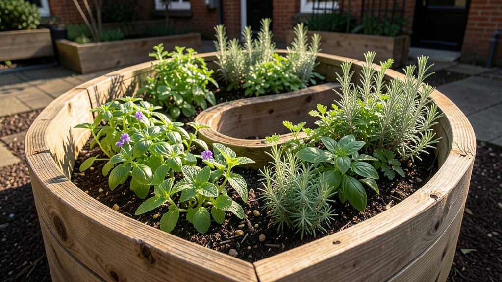 Spiral Herb Garden Bed