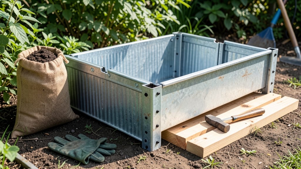 Metal Raised Garden Bed Kit: Pre-Assembled Frames for Effortless Planting
