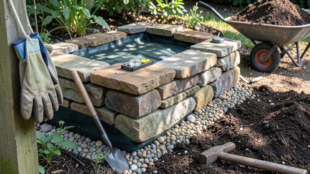How to Make a Raised Garden Bed with Stone: Heavy-Duty Stone Stacks for Year-Round Planting