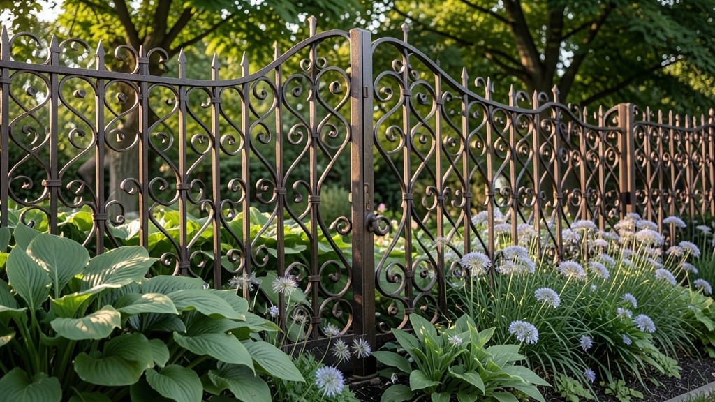 Wrought Iron Scrollwork Fences