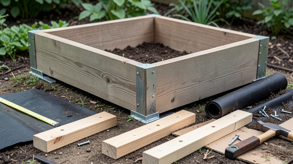 2x4 Raised Garden Bed Plans: Free Cut List & Assembly Guide for 4x8-Foot Beds