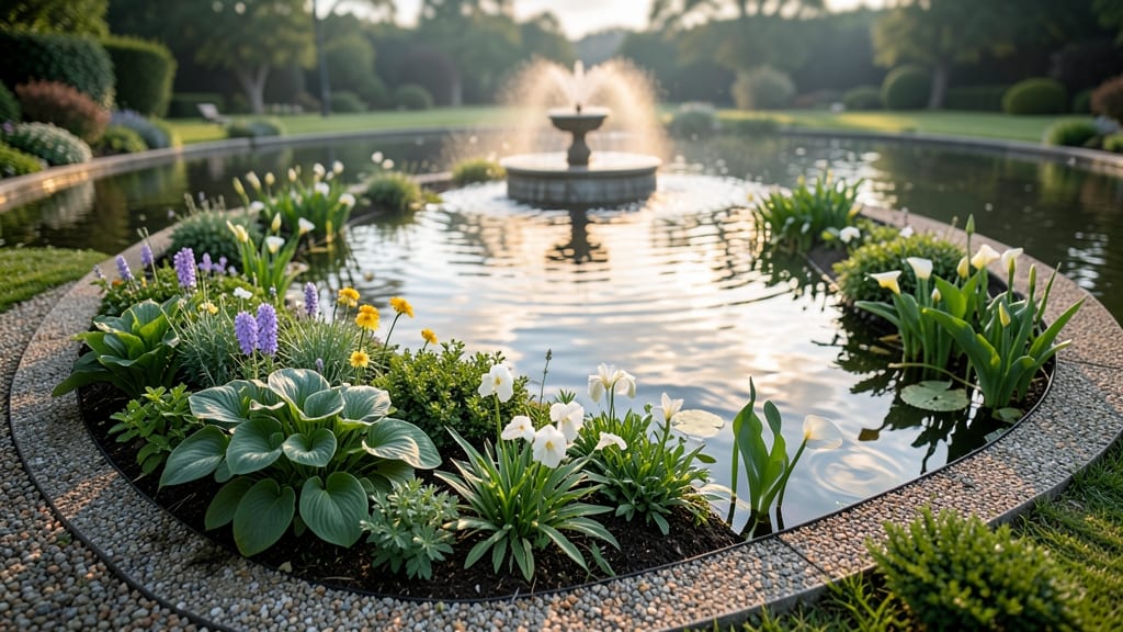 Water Feature Accent Bed