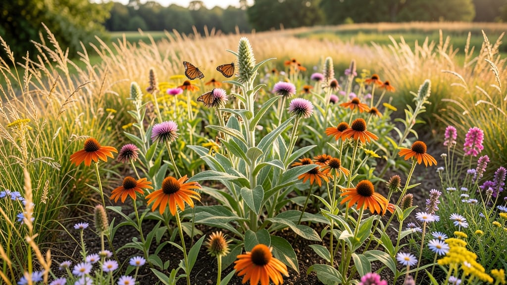 Butterfly Garden with Host Plants