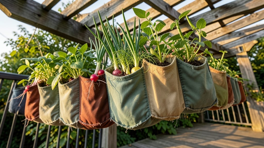 Hanging Pocket Planters for Trailing Veggies