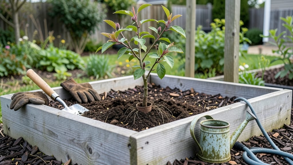 Raised Bed Tree Planting: Deep Root Support for Tall Growth