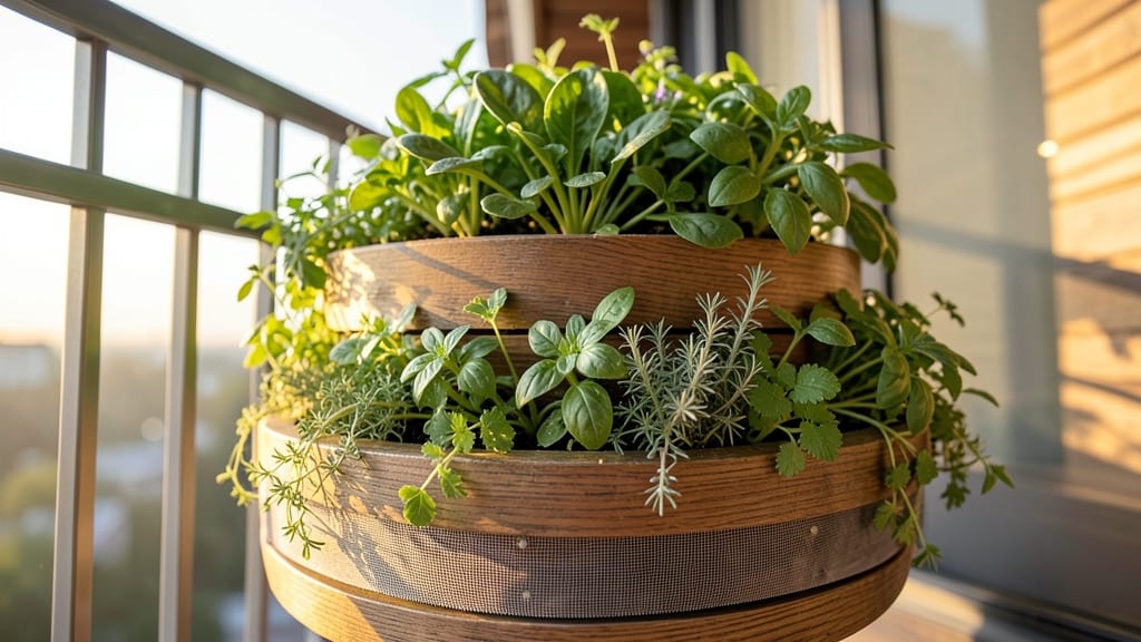 Vertical Circle Raised Bed