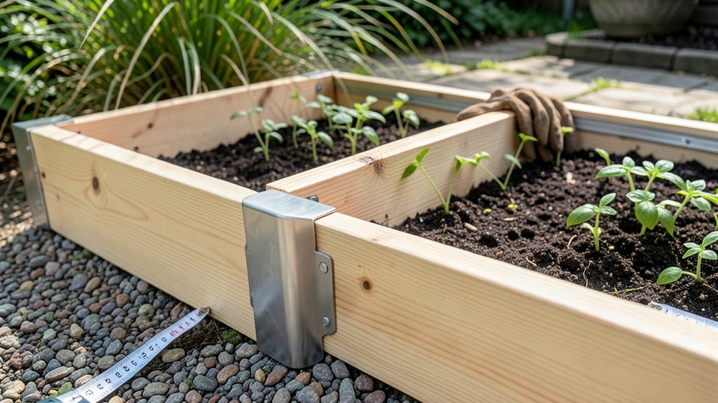 Raised Bed Corner Brackets: Lock-Tight Stability for Heavy Loads