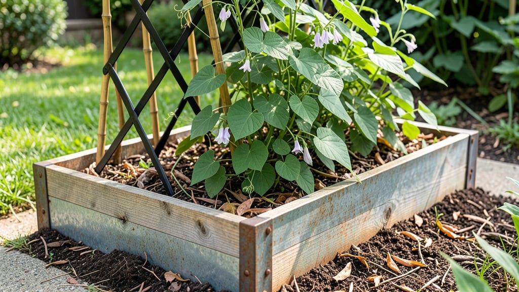 Elevated Garden Beds With Trellis: Vertical Space Multiplier for Climbing Plants and Veggies