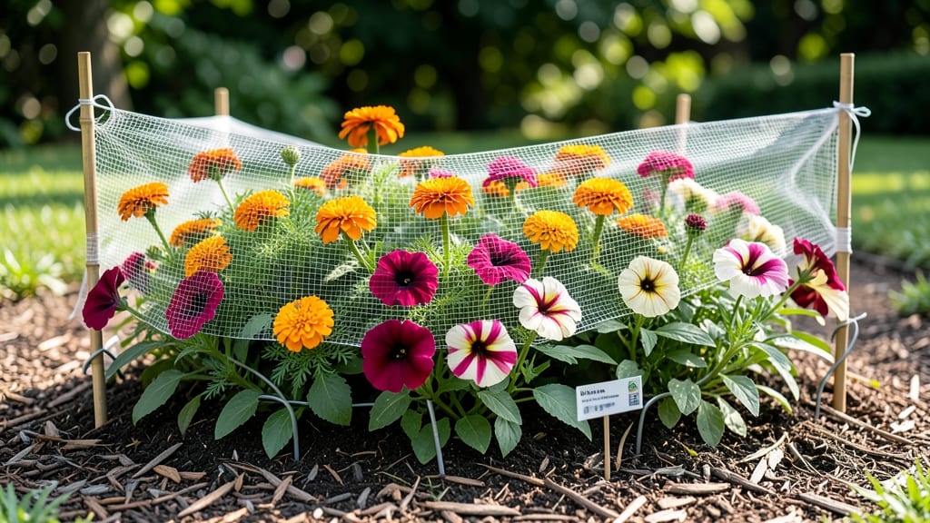 Flower Bed Netting: Pest-Proof Perfection for Blooms and Vegetables