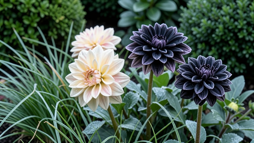 Frost-Proof Dahlia Varieties with Foliage Accents