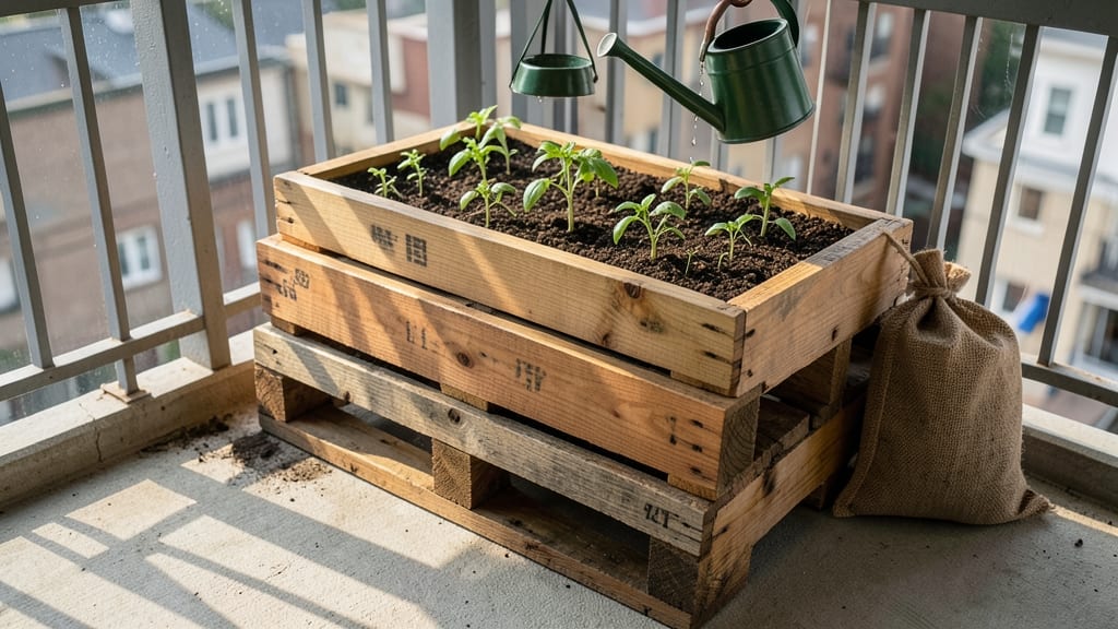 Modular Pallet Garden Bed