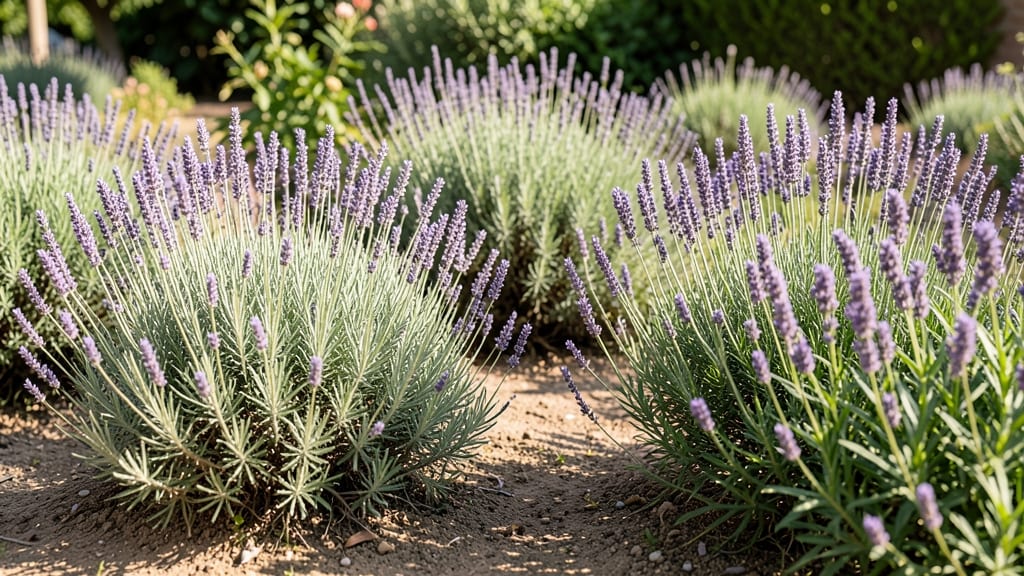 Drought-Resistant Lavender And Russian Sage