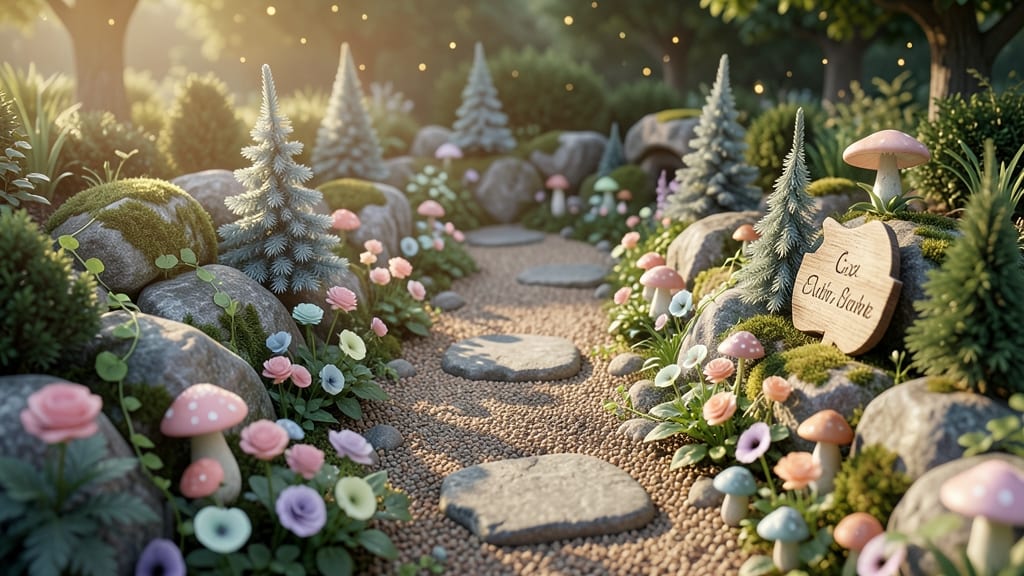 Fairy Tale Rock Garden for Kids