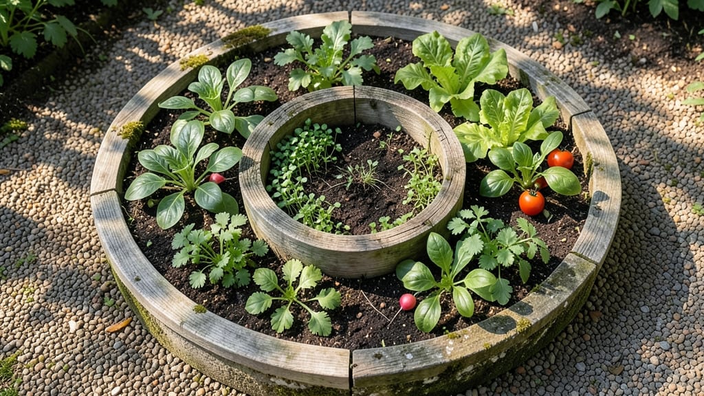 Pocket Circle Vegetable Garden