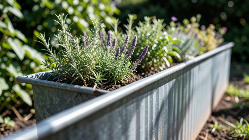Galvanized Steel Trough Gardens