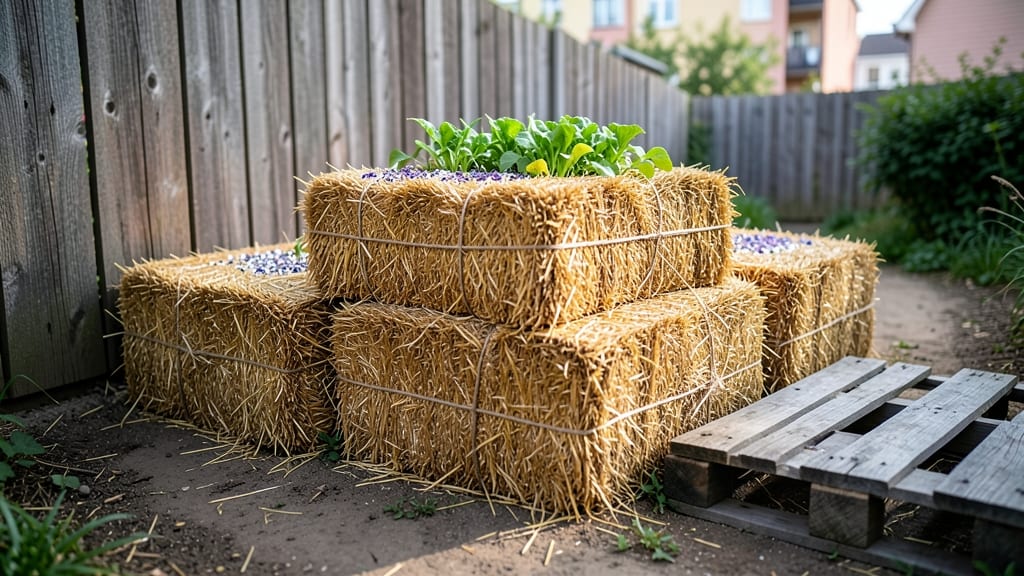 Straw Bale Garden Beds