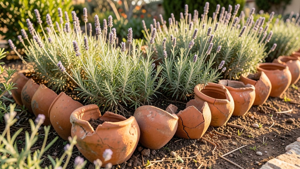 Broken Terracotta Pot Shards