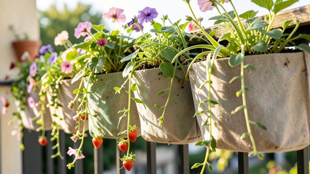 Hanging Fabric Pocket Planters