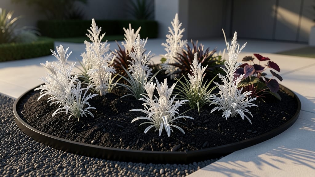 Modern Geometric Flower Bed