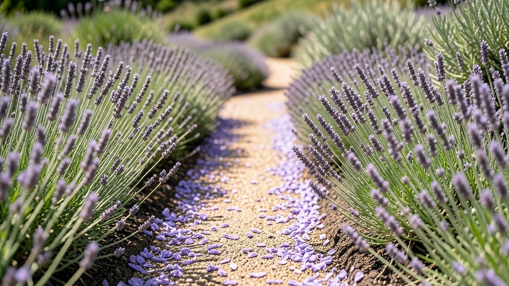 Fragrant Lavender Walkway Borders