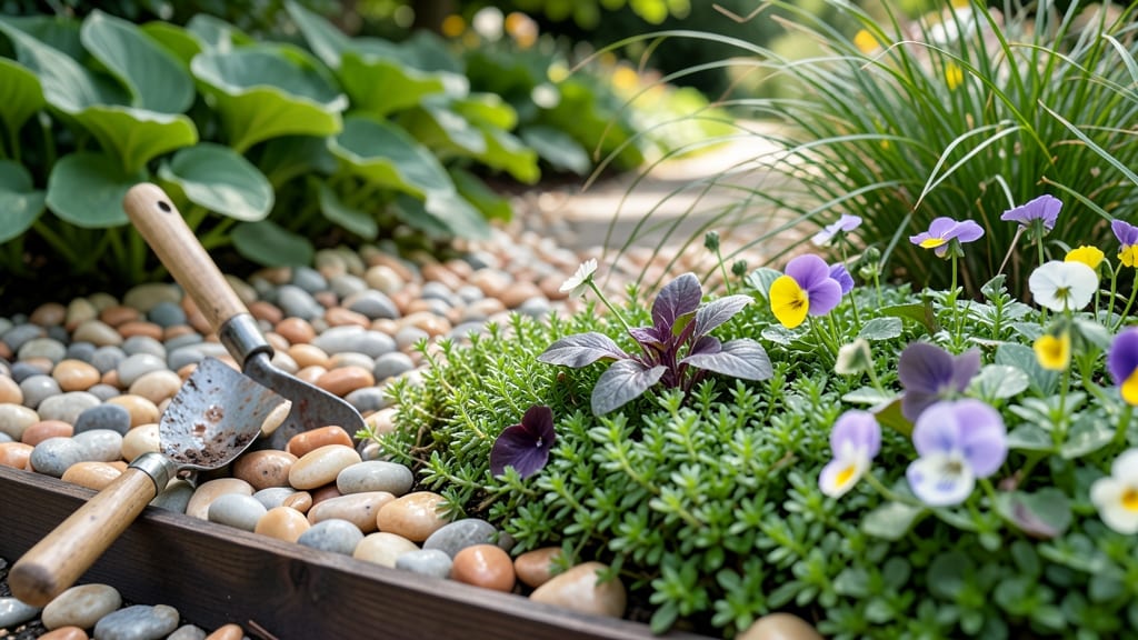 Flower Bed Pebbles: Natural Edging That Elevates Garden Beds