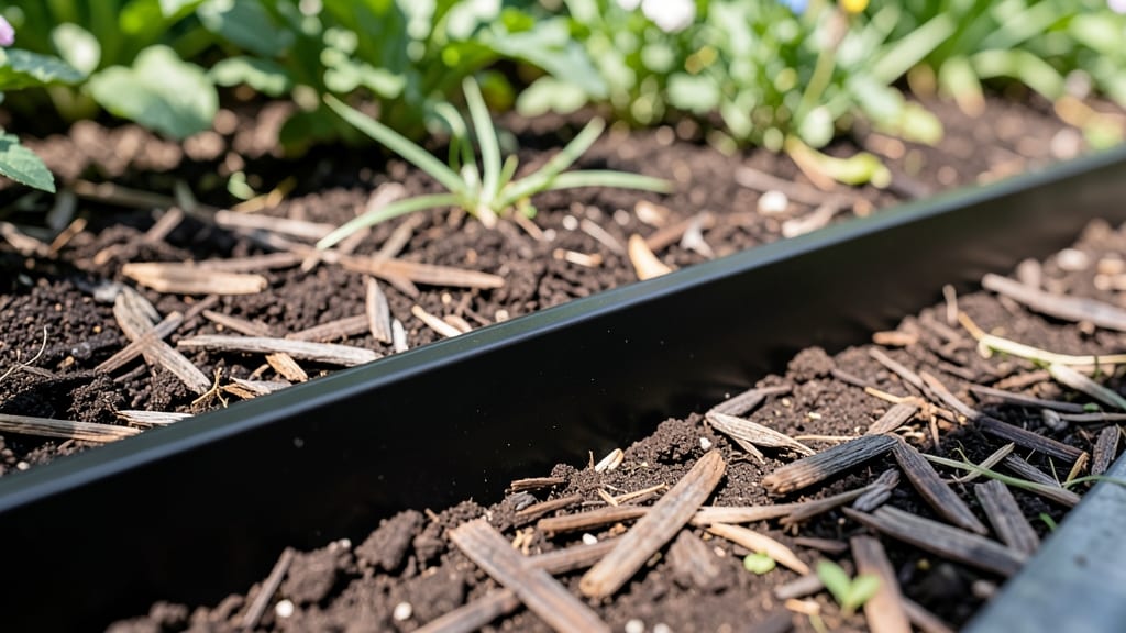 Black Plastic Edging for Low-Maintenance Gardens