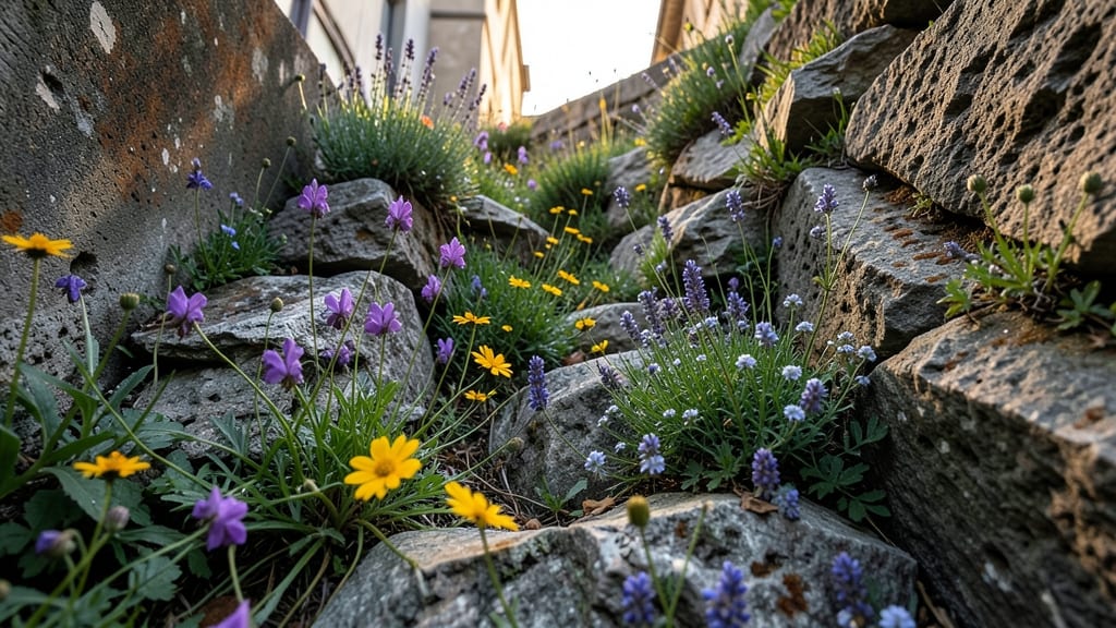 Rock Garden Wildflower Nook