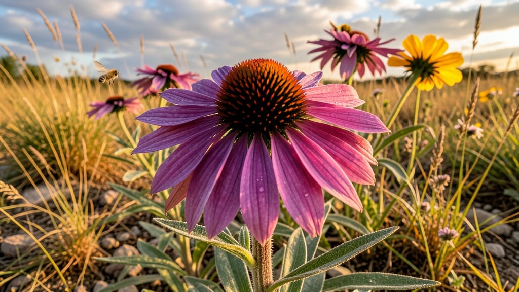 Coneflower Echinacea Purple Sunset