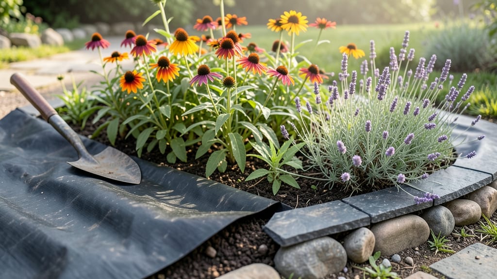 Flower Bed Tarps: Weed-Blocking Barrier for Pristine Plant Beds