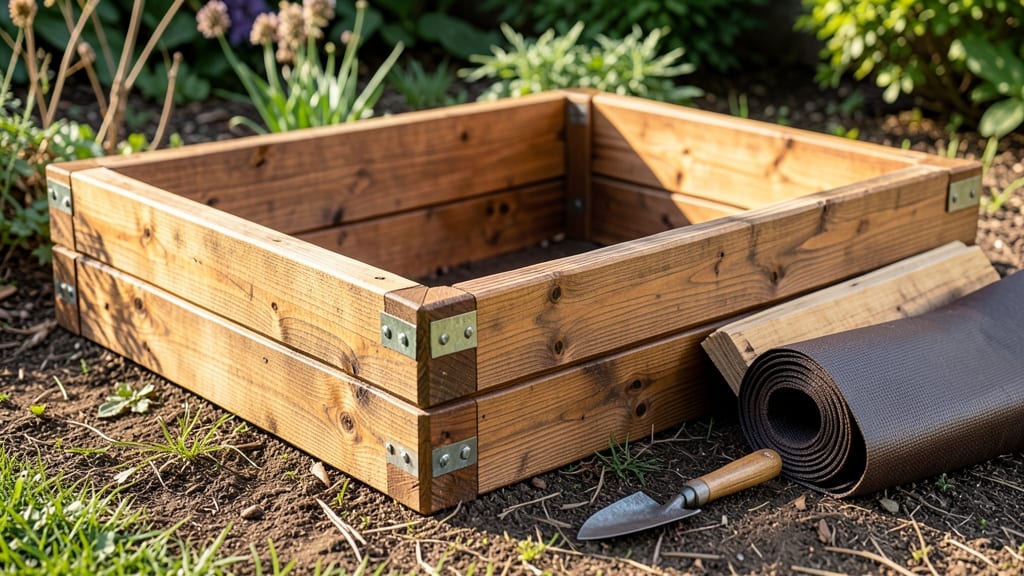 Cedar Raised Garden Bed Kit: Modular Assembly for Year-Round Planting Success