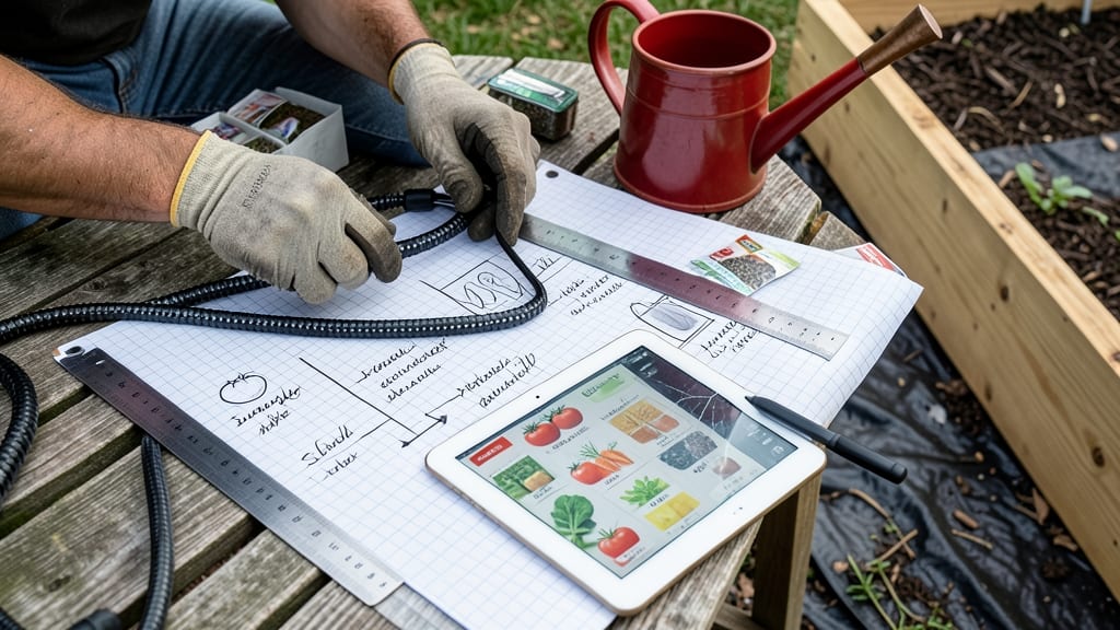 Raised Bed Garden Layout Planning: Modular Zones for Year-Round Plant Rotation