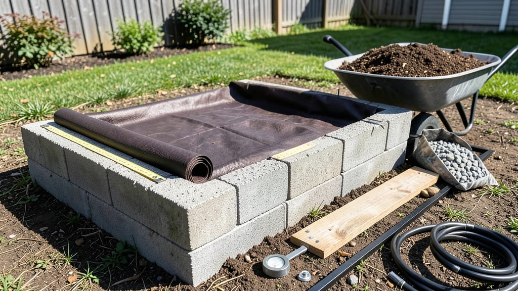 Cinder Block Raised Garden Bed Plans: Modular Designs for Small-Space Harvests