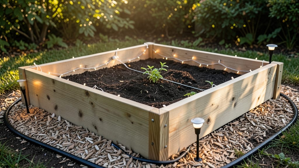 Raised Garden Bed Lights: Solar-Powered Glow for Extended Planting Seasons