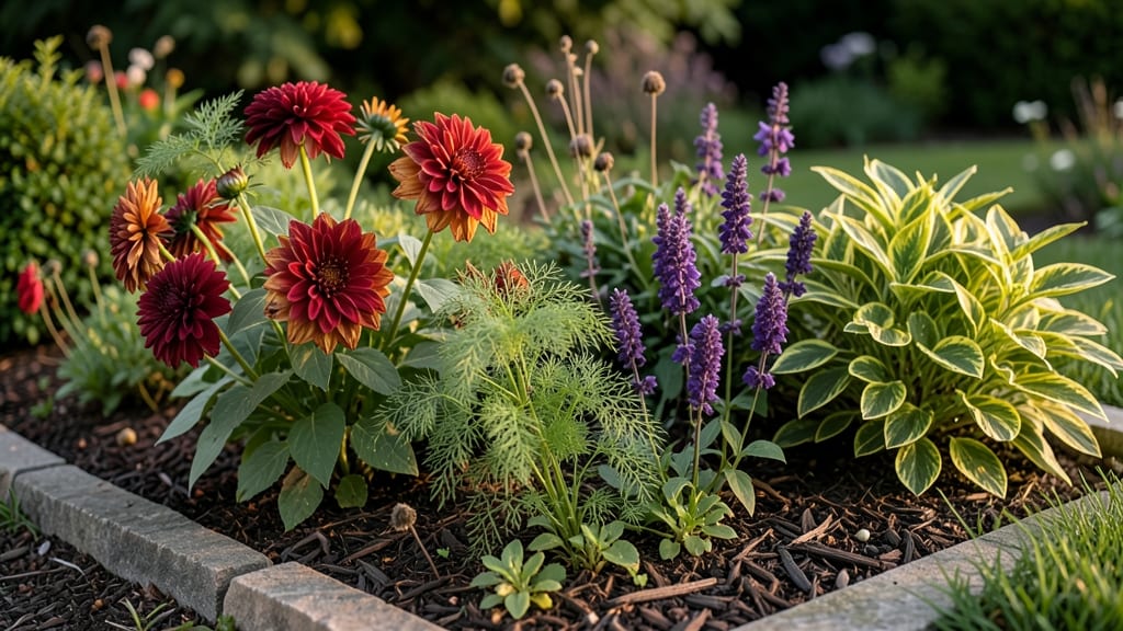Asymmetrical Mixed Perennial Beds