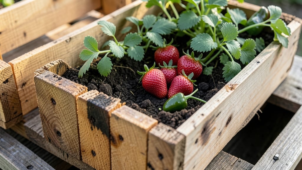 Pallet Wood Planter Layout
