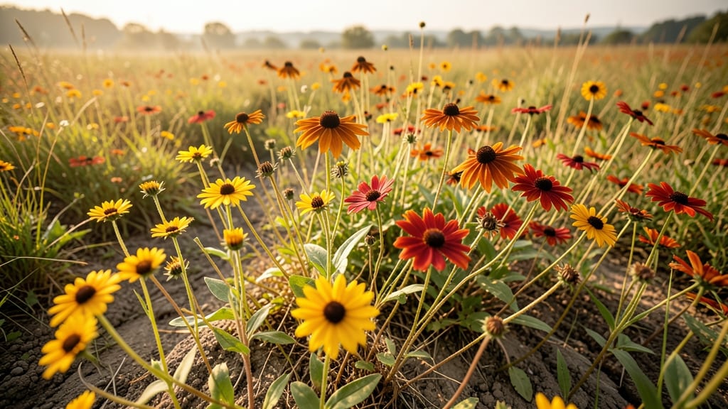 Wildflower Meadow with Self-Seeding Annuals