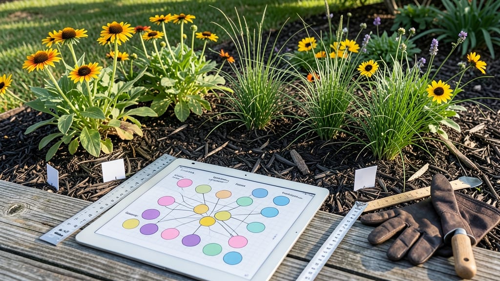 Flower Bed Planner: Season-Long Color With Pollinator-Friendly Designs
