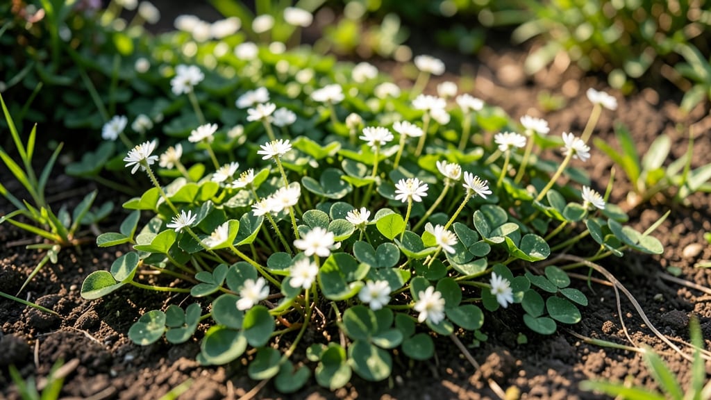 Clover (White Dutch Clover): Nitrogen-Fixing Beauty